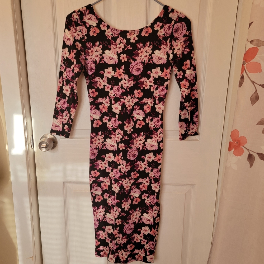 Floral Bodycon Dress